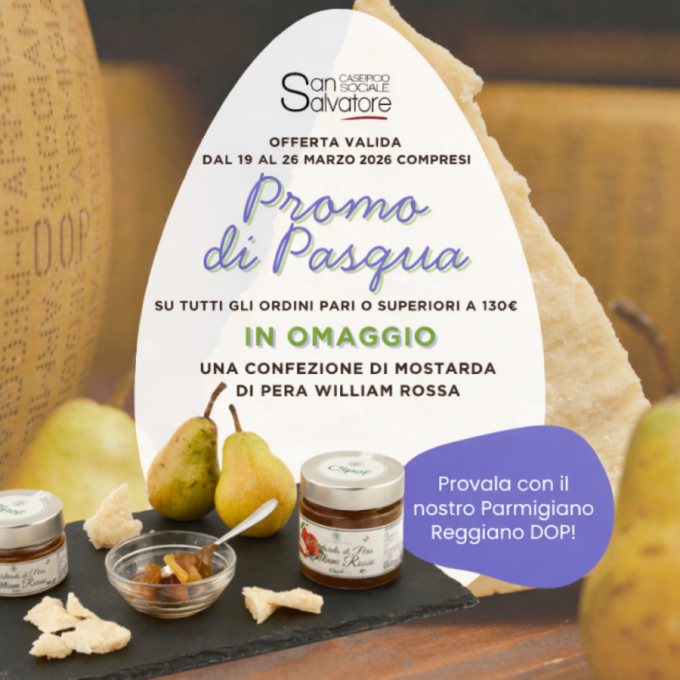 La Pasqua, quest'anno, ha tutto un altro sapore! Promo valida sino al 26 Marzo