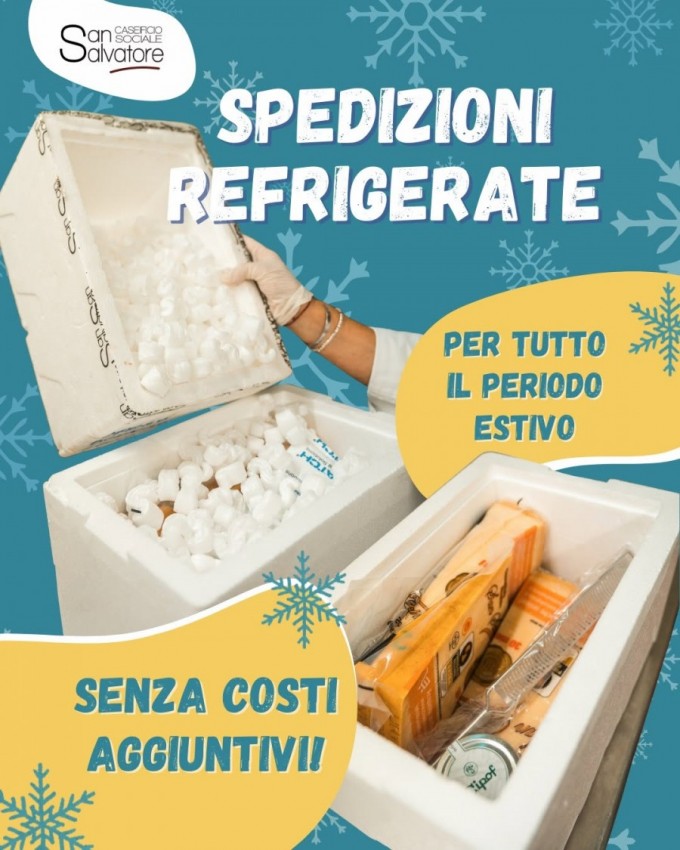 Spedizioni in box termica refrigerata SENZA COSTI AGGIUNTIVI!